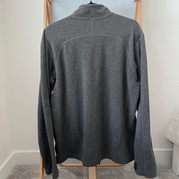 The North Face Men's Gray Full Zip Sweater Knit Long Sleeve - Picture 4 of 7